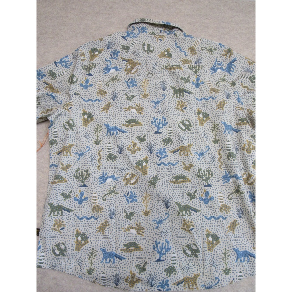 Howler Brothers H-Bar-B Snapshirt XXL Ecosistema Sand Western Pearl Snap Shirt - Picture 5 of 7
